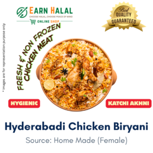 Hyderabadi Chicken Dum Biryani (Home Made)